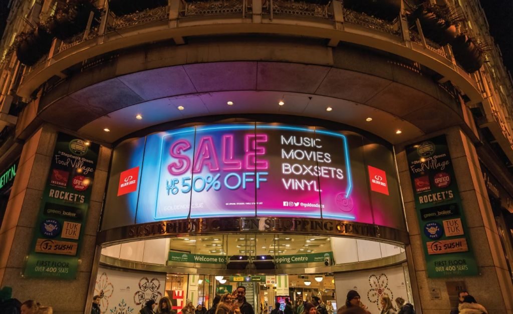 window projection film information displays