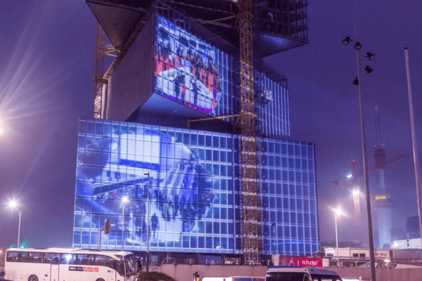 Projection Mapping Film - ISE 2019 nhow Hotel Front Projection Business content Projection Mapping Film - ISE 2019 nhow Hotel Front Projection Business content